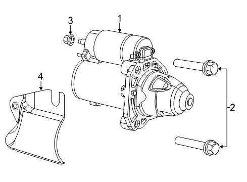 2022 Dodge Challenger Starter Diagram 1 - Thumbnail