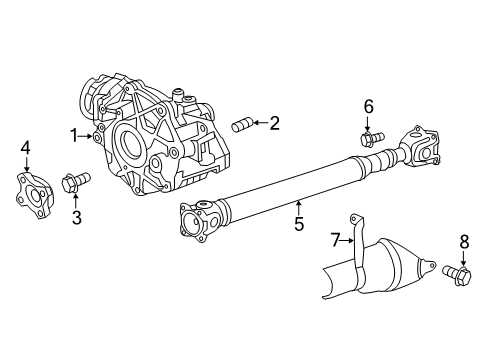 2022 Chrysler 300 Carrier & Components  Diagram