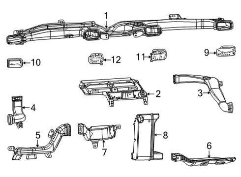 2023 Jeep Wagoneer L Ducts Diagram 3 - Thumbnail