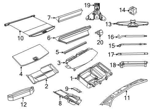 2013 Dodge Durango Cover Diagram for 5108283AJ