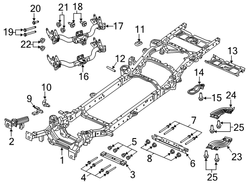 2023 Ram 1500 Frame & Components Diagram 4 - Thumbnail