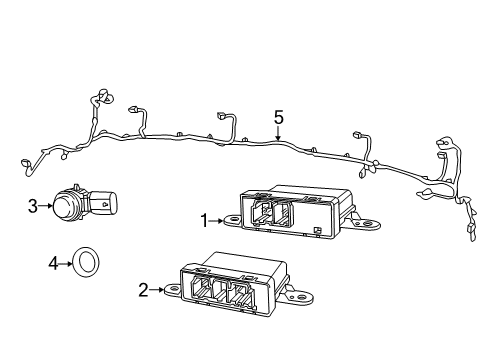 2022 Chrysler Voyager Electrical Components Diagram 1 - Thumbnail