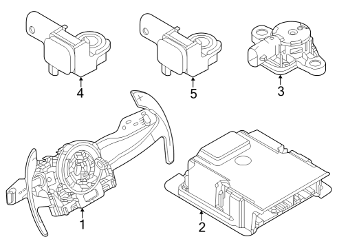 2023 Dodge Hornet Air Bag Components Diagram 2 - Thumbnail