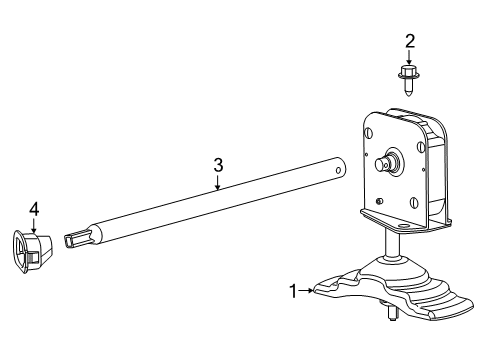 2022 Ram 2500 Spare Tire Carrier Diagram 1 - Thumbnail