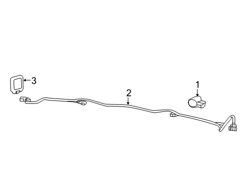 2022 Dodge Durango Electrical Components - Rear Bumper Diagram 2 - Thumbnail