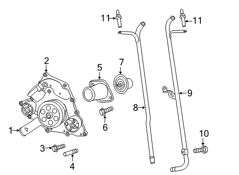 2021 Dodge Charger Water Pump Diagram 2 - Thumbnail
