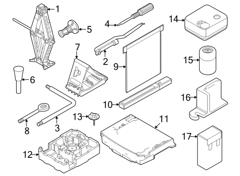 2024 Dodge Hornet Jack & Components Diagram