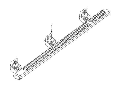 2023 Ram 1500 Classic Side Step Diagram 1 - Thumbnail
