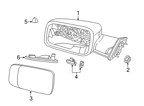 2021 Ram 3500 Mirrors, Electrical Diagram