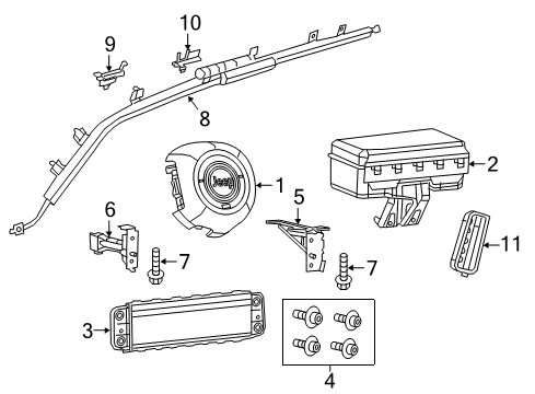 2018 Jeep Renegade Multifunction Switch Diagram for 6UW40LXHAD