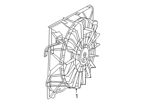 2022 Ram 3500 Cooling System, Radiator, Water Pump, Cooling Fan Diagram 1 - Thumbnail