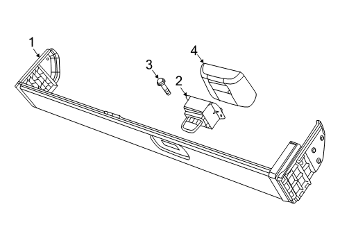 2022 Ram 1500 Interior Trim - Cab Diagram 4 - Thumbnail