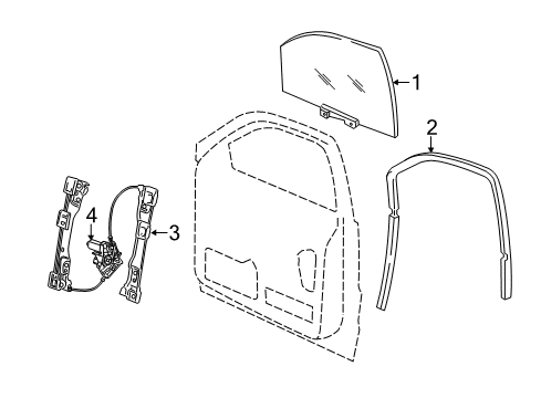 2022 Dodge Durango Front Door - Electrical Diagram 1 - Thumbnail