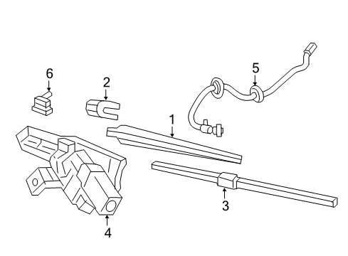 2022 Chrysler Voyager Wipers Diagram 1 - Thumbnail