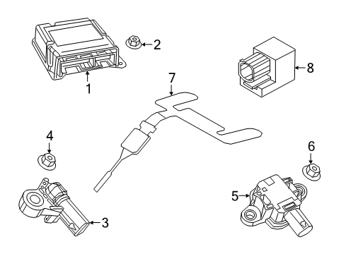 Control Module Diagram for 68531255AA