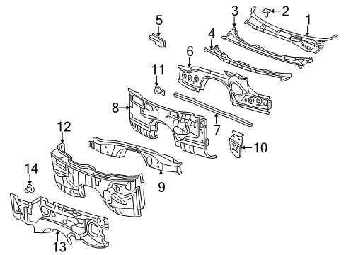 2021 Dodge Charger HVAC Case Diagram 2 - Thumbnail