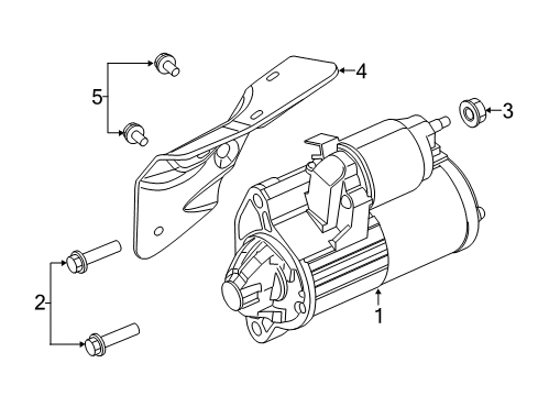 2023 Ram 1500 Classic Starter Diagram 2 - Thumbnail