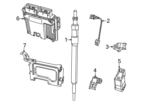 2023 Jeep Gladiator Ignition System Diagram 1 - Thumbnail