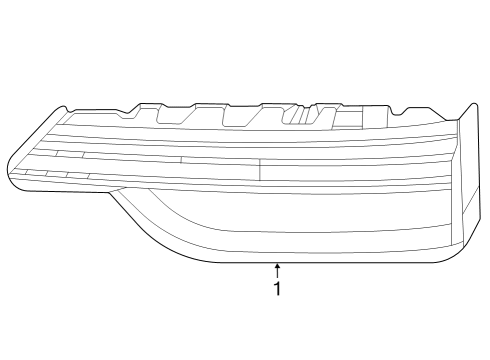 2022 Jeep Grand Cherokee Backup Lamp Assembly Diagram for 68377975AE