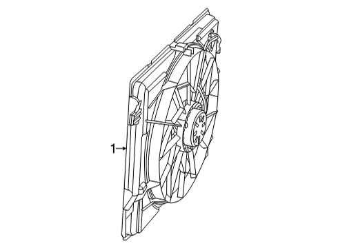 2023 Jeep Grand Cherokee L Cooling System, Radiator, Water Pump, Cooling Fan Diagram 1 - Thumbnail