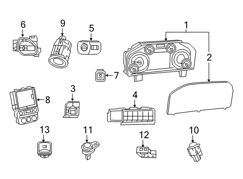 2021 Ram 3500 Automatic Temperature Controls Diagram 1 - Thumbnail