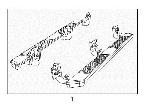 2023 Ram 1500 Classic Side Step Diagram 3 - Thumbnail