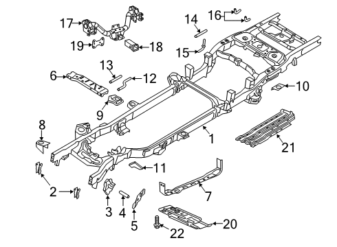 2021 Ram 2500 Frame & Components Diagram 7 - Thumbnail
