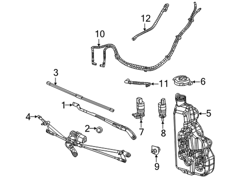 2023 Jeep Grand Wagoneer L Linkage Assembly Diagram for 68446871AA