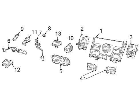 2023 Jeep Grand Cherokee Transfer Case Diagram for 68593802AB