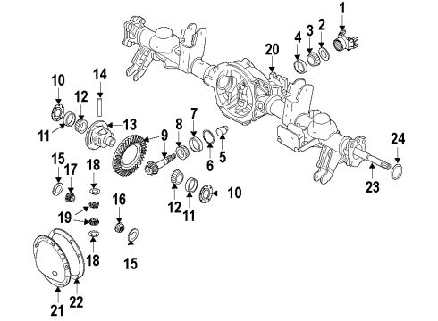 2015 Ram 1500 Drive Shaft Diagram for 52123615AB