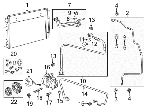 2021 Chrysler 300 Clutch Kit Diagram for 68232390AC