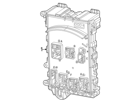 2024 Jeep Grand Cherokee Body Control Module Diagram for 68569332AE