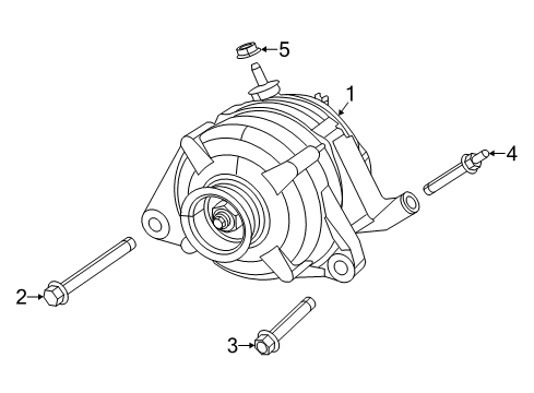 2013 Ram 1500 Alternator Diagram for R6029649AB