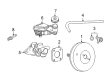 Jeep Compass Brake Booster Diagram - 68347154AC