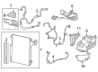 Jeep A/C Condenser Diagram - 68377850AA