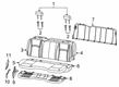 2020 Ram 2500 Seat Cushion Diagram - 68051172AA