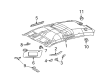 2021 Dodge Challenger Sun Visor Diagram - 6KM08DX9AB