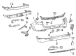 2022 Jeep Compass Bumper Diagram - 68579720AA