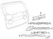 Chrysler Voyager Emblem Diagram - 68477734AA