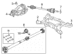 2022 Dodge Challenger Drive Shaft Diagram - 68546847AA