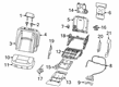 2020 Ram 1500 Seat Cushion Diagram - 68299895AE