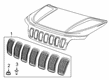 Jeep Grille Diagram - 6AZ88RXFAB