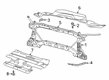 Ram Radiator Support Diagram - 68453036AC