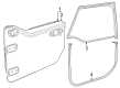 Jeep Wrangler Weather Strip Diagram - 68271733AA