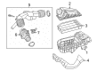 Jeep Wrangler Air Filter Box Diagram - 68291143AC