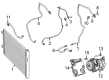 Ram ProMaster 3500 A/C Compressor Diagram - 68149886AC