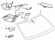 Ram 2500 Windshield Diagram - 68362490AB