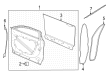 Dodge Hornet Door Seal Diagram - 68607086AA
