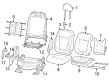 2023 Dodge Hornet Seat Cushion Diagram - 68610809AA