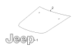 2022 Jeep Compass Emblem Diagram - 68578430AA